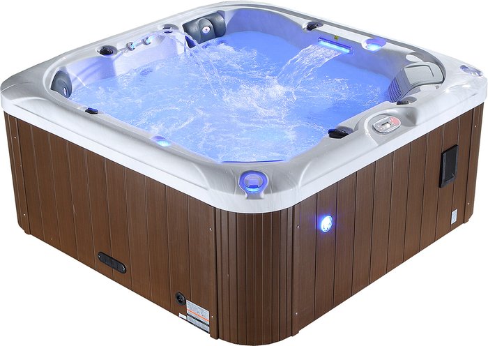 The Range | Canadian Spa Cambridge 6-Person 34-Jet Hot Tub - Brown Canadian Spa Cambridge 6-Person 34-Jet Hot Tub - Brown