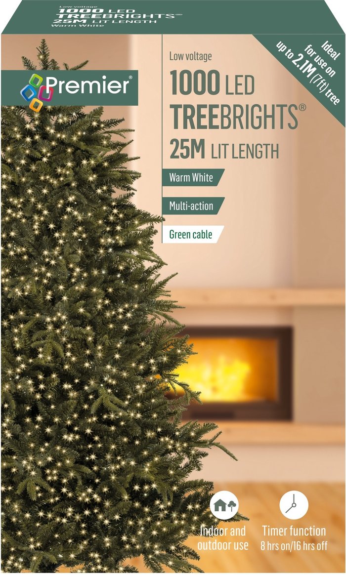 The Range | Premier Decorations Premier Decorations 1000 Multi Action LED Treebrights Timer Warm White Premier Decorations Premier Decorations 1000 Multi Action LED Treebrights Timer Warm White