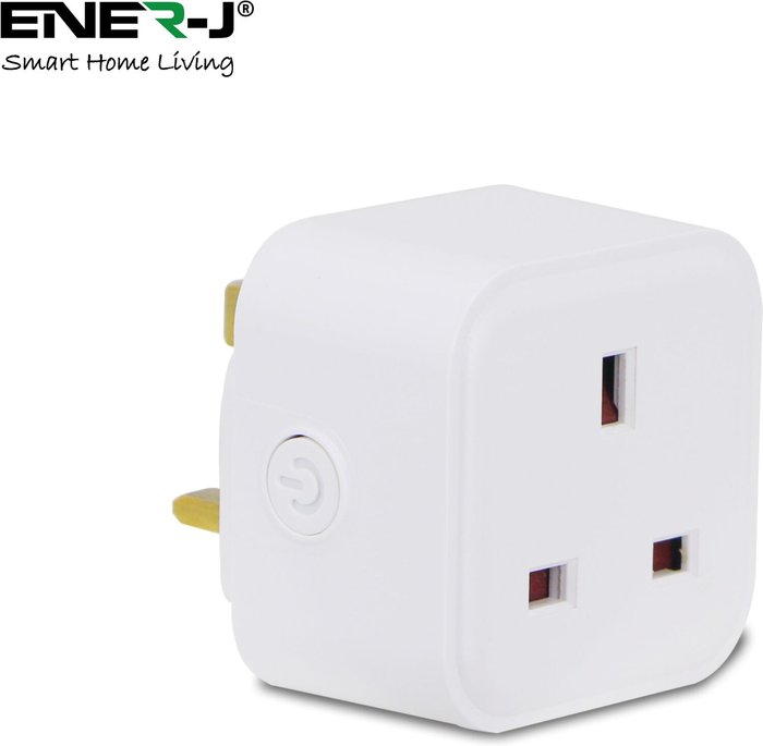 The Range | Ener-J Ener-J 13A WiFi Smart Mini Plug Square - White Ener-J Ener-J 13A WiFi Smart Mini Plug Square - White
