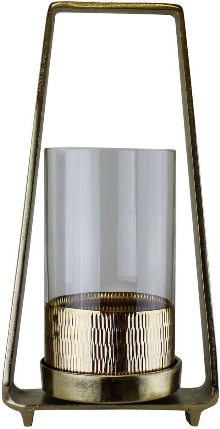 The Range | Inspire Home Dcor Gold Metal Candle Holder 41cm - Gold Inspire Home Dcor Gold Metal Candle Holder 41cm - Gold