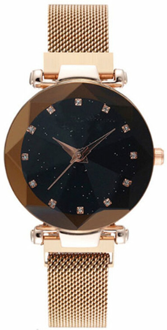 The Range | Women's Starry Quartz Watch with Mesh Strap - Gold Women's Starry Quartz Watch with Mesh Strap - Gold
