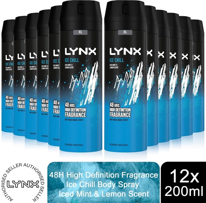 The Range | Lynx Lynx Body Spray Ice Chill 200ml Lynx Lynx Body Spray Ice Chill 200ml