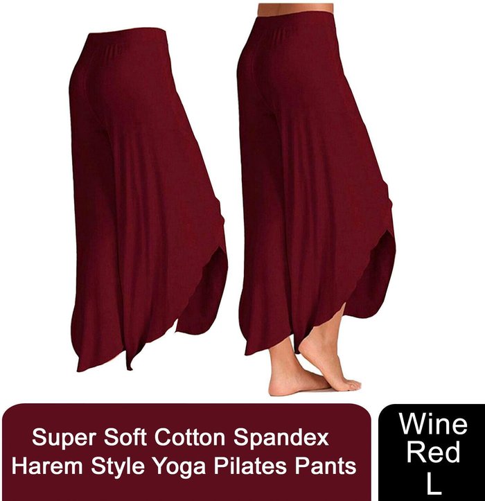 The Range | Flo Super Soft Modal Spandex Yoga Pants - Wine Red / 80cm Flo Super Soft Modal Spandex Yoga Pants - Wine Red / 80cm