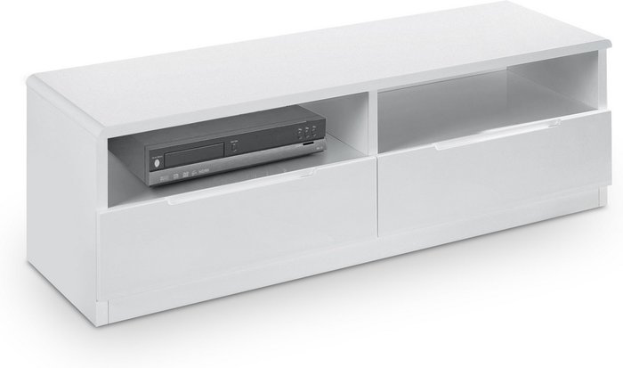 The Range | Dunelm Manhattan 2 Drawer Media Unit White Dunelm Manhattan 2 Drawer Media Unit White