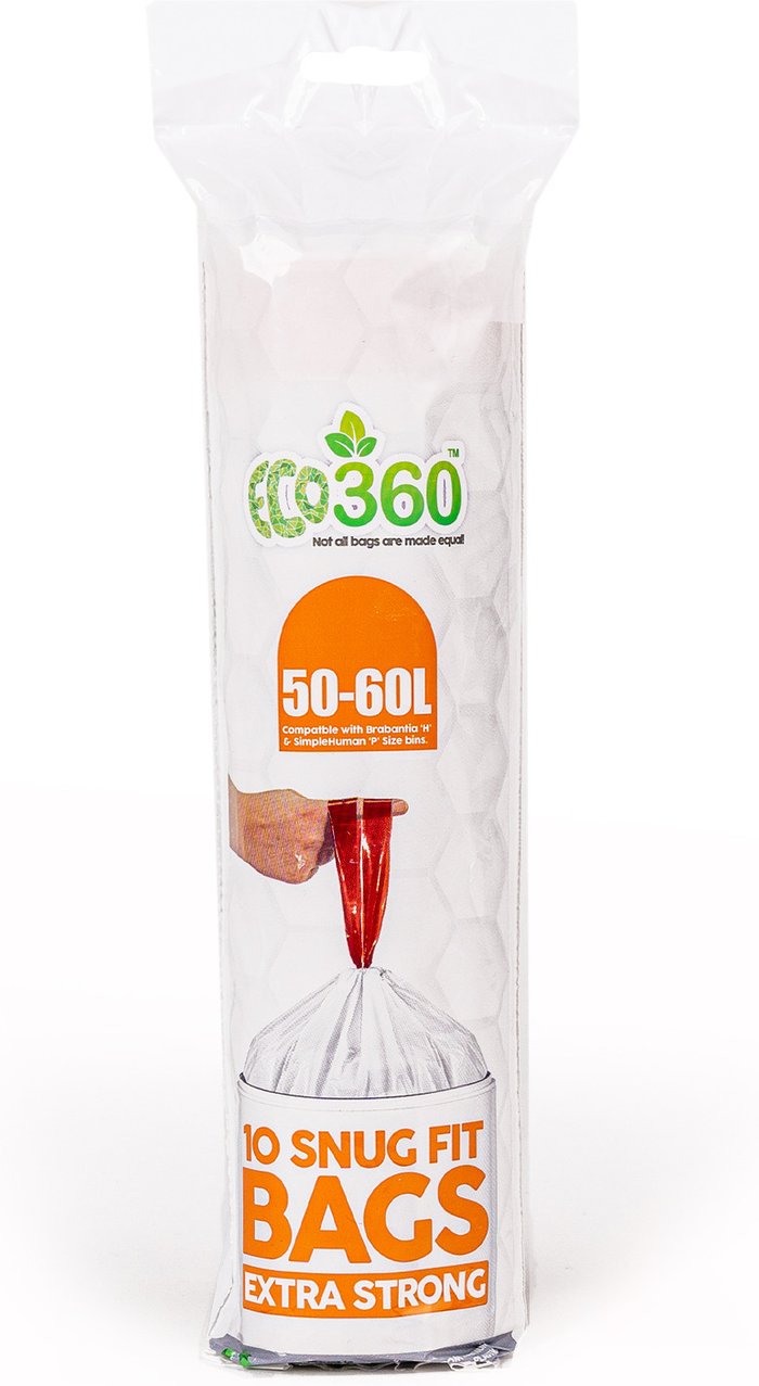 The Range | Ecobag Kitchen Drawer String Bin Liner - white / 60l Ecobag Kitchen Drawer String Bin Liner - white / 60l