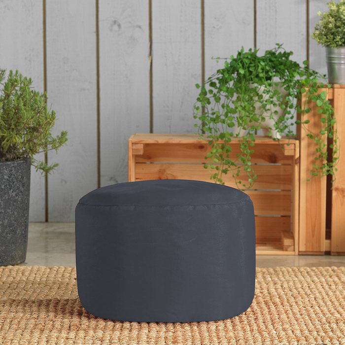 The Range | Bean Bag Bazaar Indoor and Outdoor Bean Bag Footstool - Grey Bean Bag Bazaar Indoor and Outdoor Bean Bag Footstool - Grey