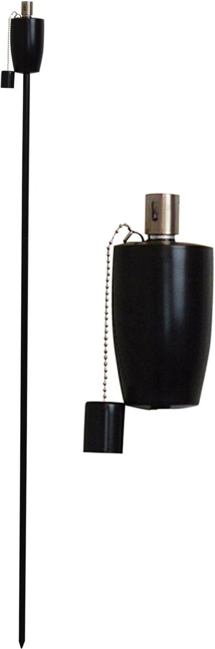 The Range | Harbour Housewares Metal Garden Torch Tiki Torch - Pack of 1 - Black / 8cm Harbour Housewares Metal Garden Torch Tiki Torch - Pack of 1 - Black / 8cm