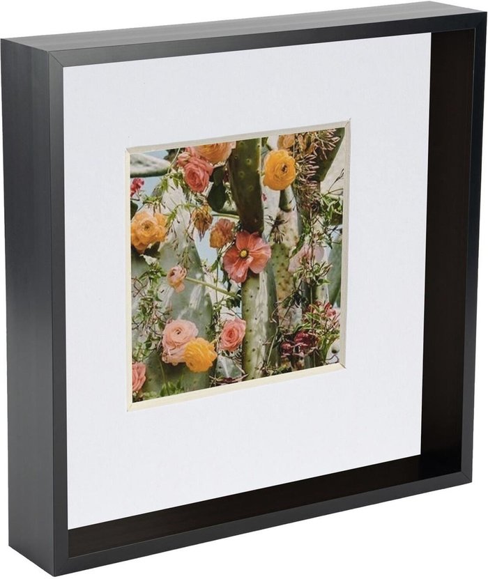The Range | Nicola Spring 3D Deep Box Photo Frames - 10 x 10 Nicola Spring 3D Deep Box Photo Frames - 10 x 10