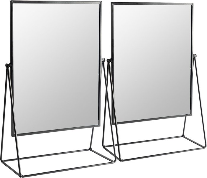 The Range | Harbour Housewares Harbour Housewares 32 x 50cm Rectangle Makeup Mirrors - Pack of 2 - Black Harbour Housewares Harbour Housewares 32 x 50cm Rectangle Makeup Mirrors - Pack of 2 - Black