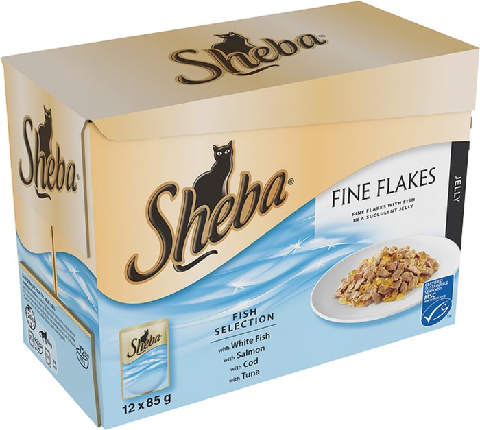 The Range | Sheba Pack of Sheba Fine Flakes Selection Pouches - 12 Sheba Pack of Sheba Fine Flakes Selection Pouches - 12