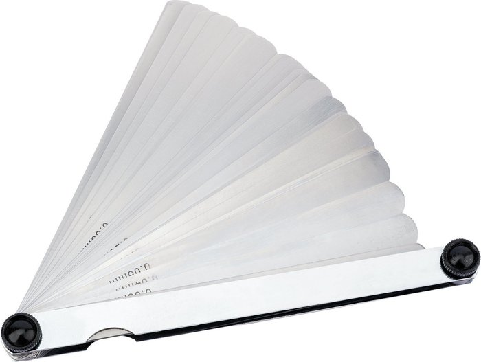 The Range | Draper Draper 26 Blade Extra Long Combination Feeler Gauge Set - silver Draper Draper 26 Blade Extra Long Combination Feeler Gauge Set - silver