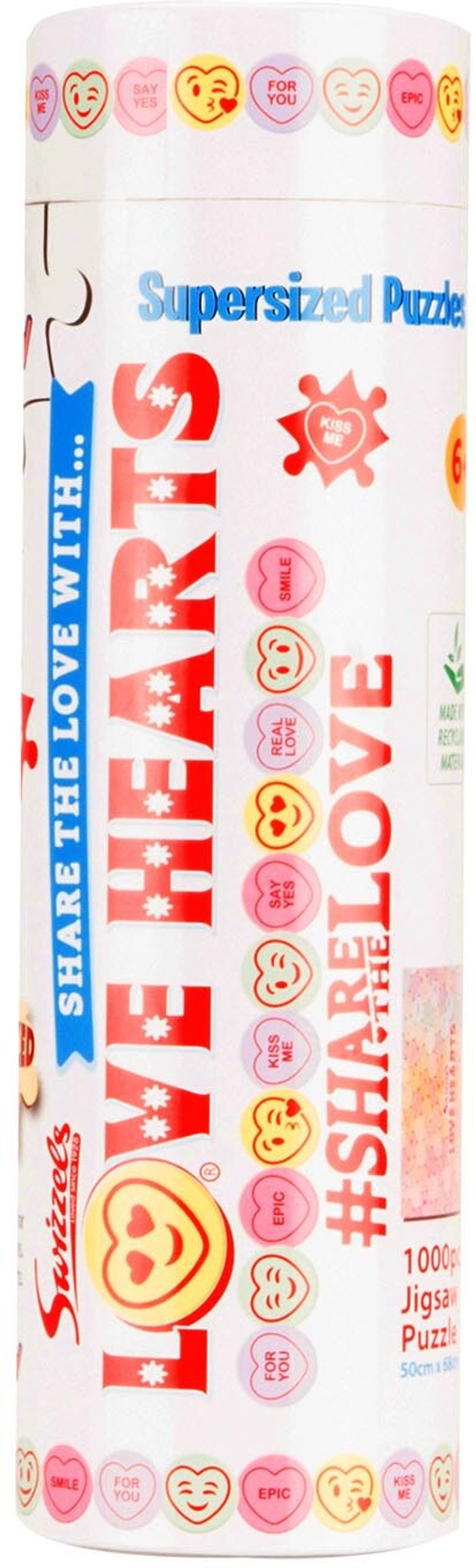 The Range | Swizzels Supersized 1000-Piece Swizzels Love Hearts Puzzle Swizzels Supersized 1000-Piece Swizzels Love Hearts Puzzle