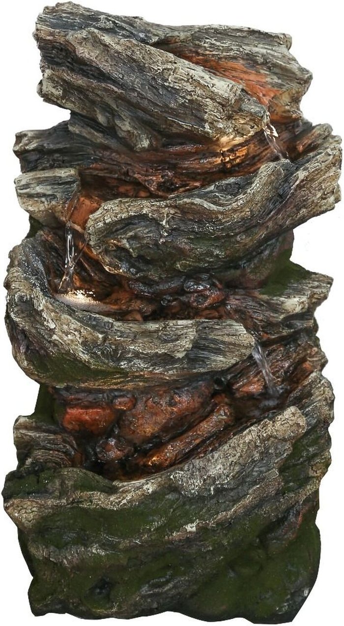 The Range | Tranquility Water Features Autumn Falls Solar Powered Water Feature - Grey Tranquility Water Features Autumn Falls Solar Powered Water Feature - Grey