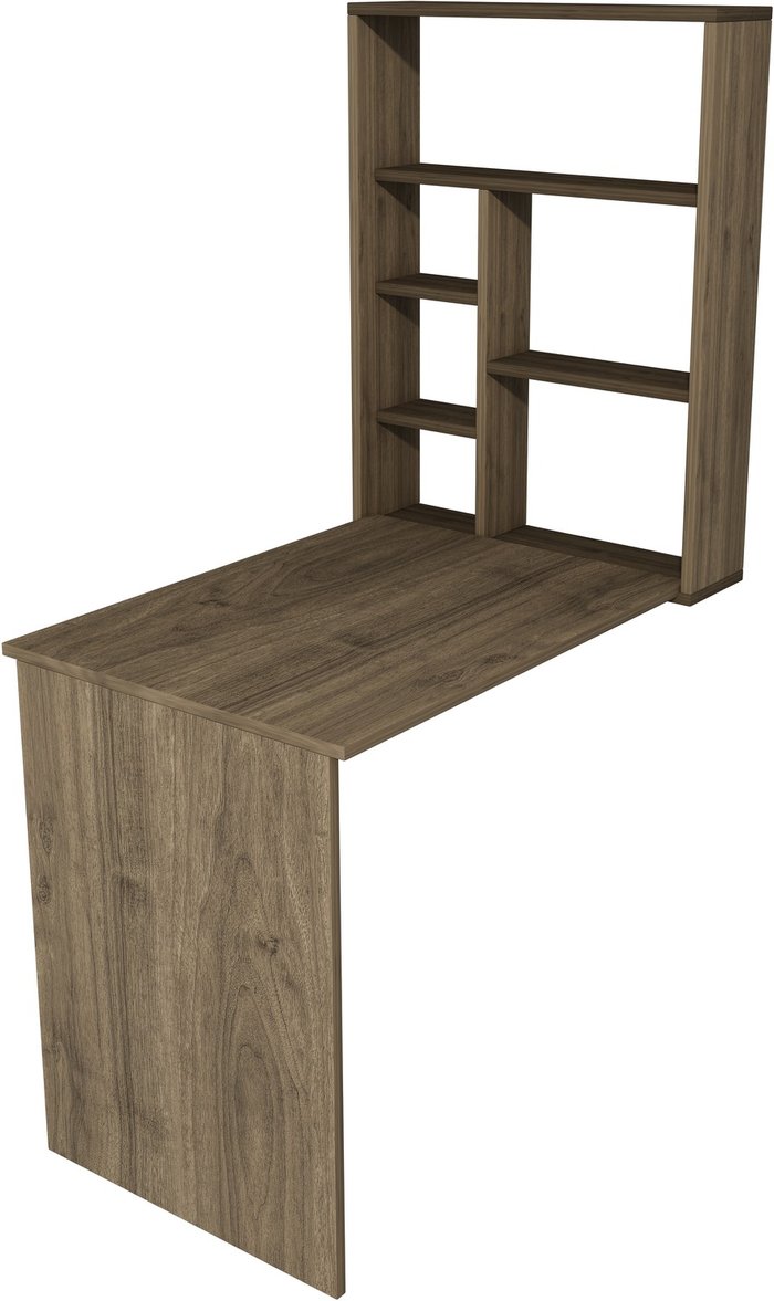 The Range | Destina Home Merril Foldable Computer Desk - Walnut Destina Home Merril Foldable Computer Desk - Walnut