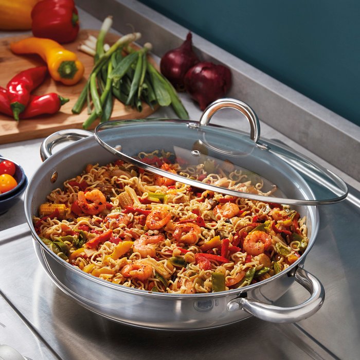 The Range | Cooks Professional Cooks Professional Saute Pan With Glass Lid Cooks Professional Cooks Professional Saute Pan With Glass Lid