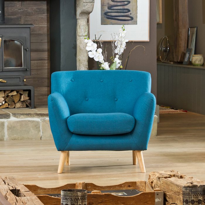 The Range | Artemis Home Lynwood Armchair - Teal Artemis Home Lynwood Armchair - Teal