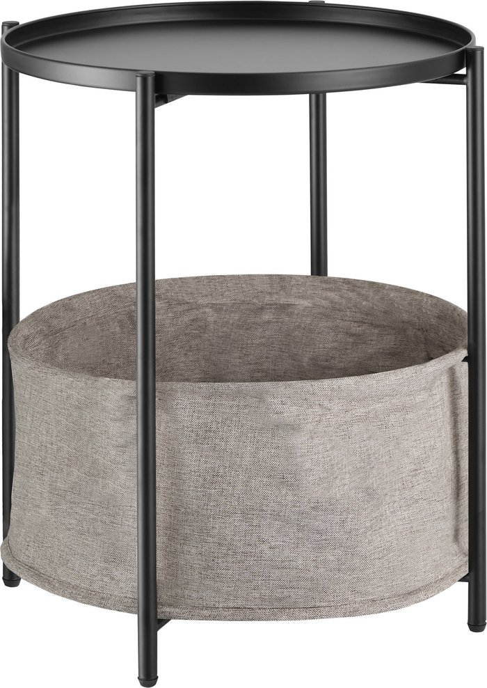 The Range | TECTAKE Bedside Table Canterbury - Black TECTAKE Bedside Table Canterbury - Black