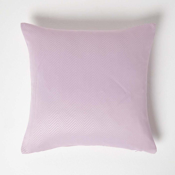 The Range | Homescapes Herringbone Chevron Cushion Cover - Pastel Pink Homescapes Herringbone Chevron Cushion Cover - Pastel Pink