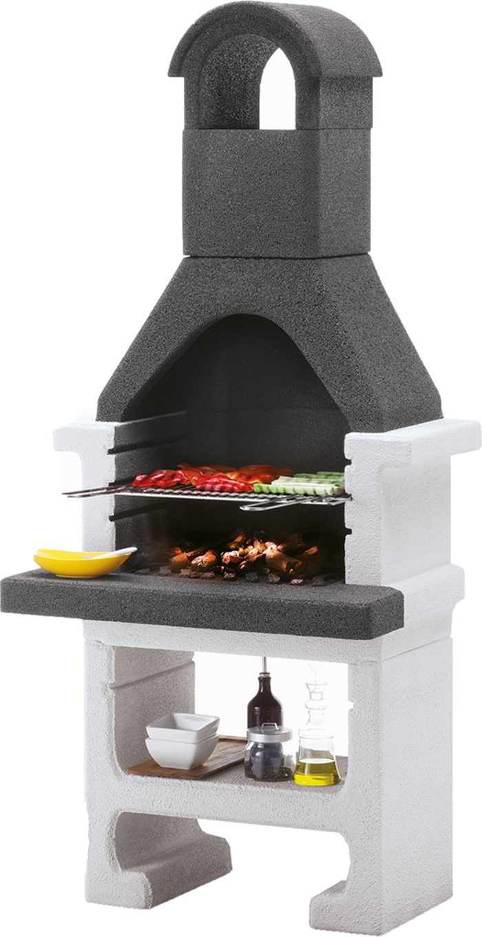 The Range | Callow Retail Ltd Palazzetti Aral Masonry BBQ Garden Grill - White Callow Retail Ltd Palazzetti Aral Masonry BBQ Garden Grill - White