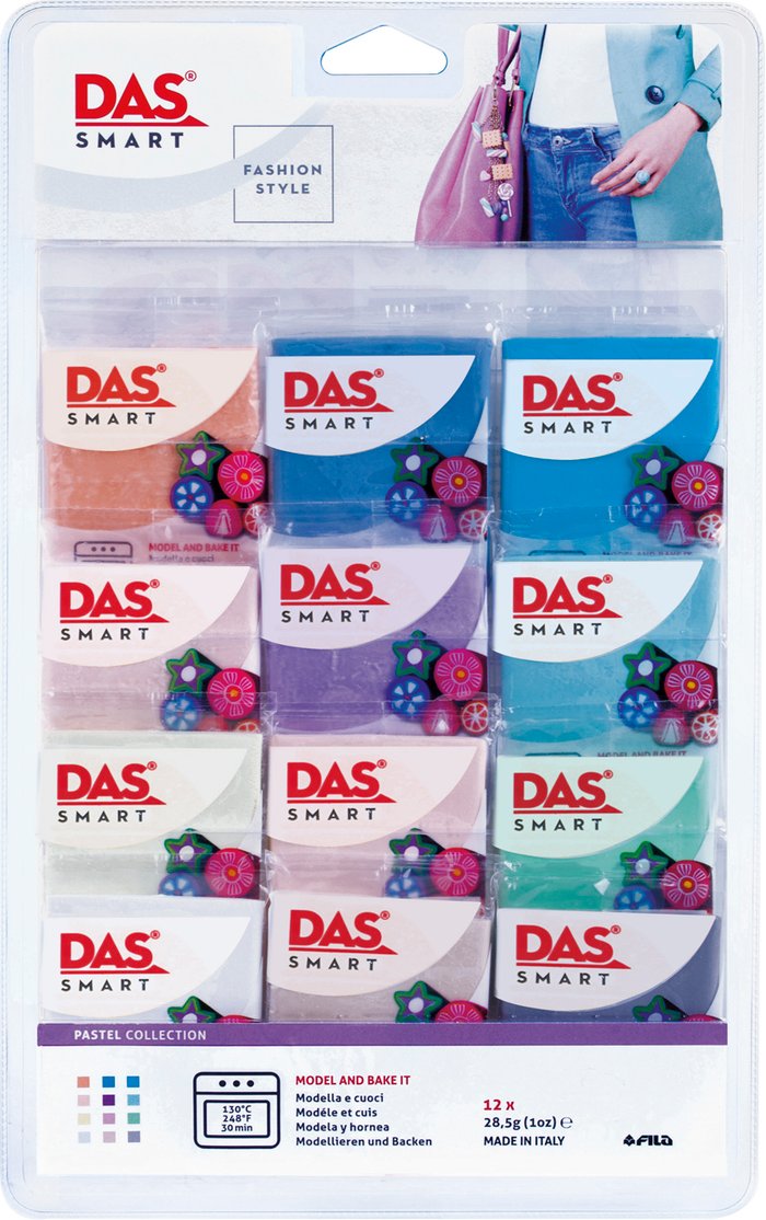 The Range | Daler-Rowney Daler-Rowney Pastel DAS Smart Modelling Clay Set Daler-Rowney Daler-Rowney Pastel DAS Smart Modelling Clay Set