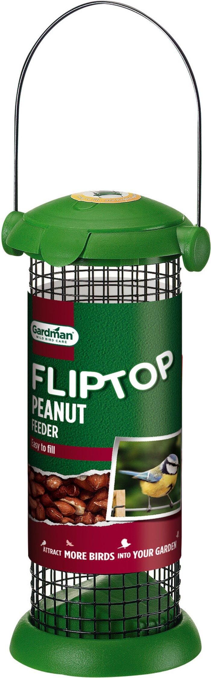 The Range | Gardman Flip Top Peanut Feeder Gardman Flip Top Peanut Feeder