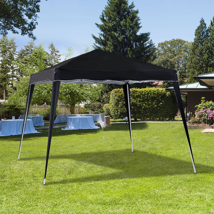 The Range | Outsunny 3m x 3m Pop up Garden Tent - Black Outsunny 3m x 3m Pop up Garden Tent - Black