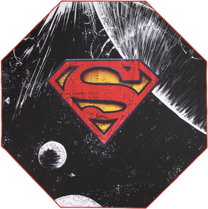 The Range | Subsonic SUBSONIC DC Comics Superman Gaming Chair Mat - Black & Red Subsonic SUBSONIC DC Comics Superman Gaming Chair Mat - Black & Red