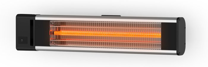 The Range | Swan Swan Wall Mounted Patio Heater - Silver/Black Swan Swan Wall Mounted Patio Heater - Silver/Black