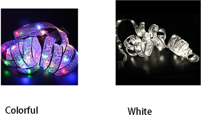 The Range | Fairy String 40 LED Lights For Christmas Tree Ribbon Bows - Colorful Fairy String 40 LED Lights For Christmas Tree Ribbon Bows - Colorful