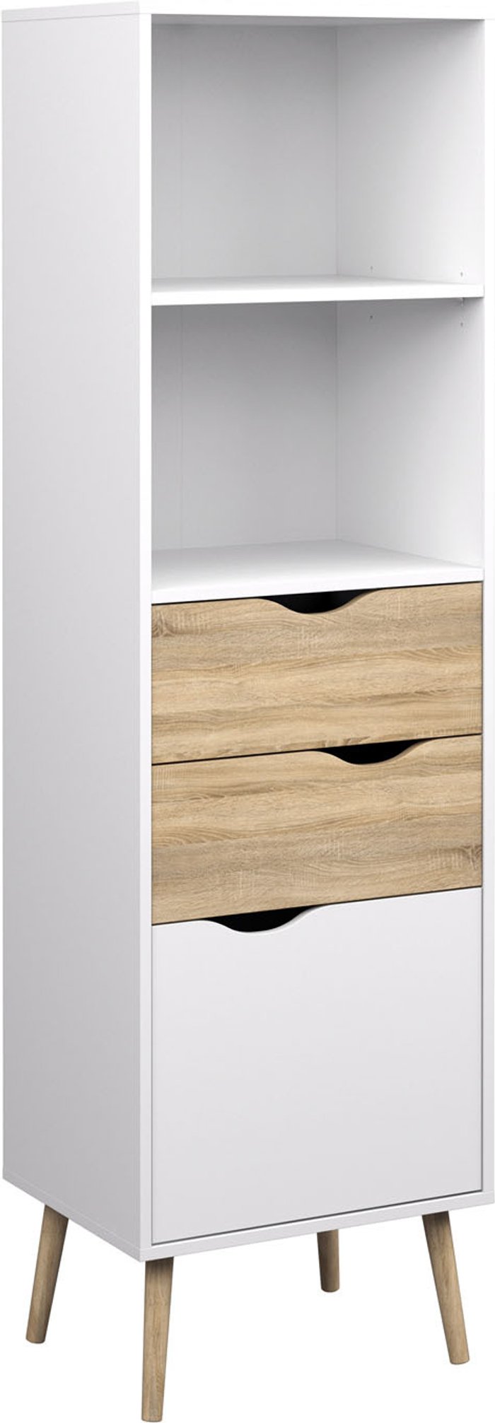 The Range | Furniture To Go Oslo 2-Drawer 1-Door Bookcase Furniture To Go Oslo 2-Drawer 1-Door Bookcase