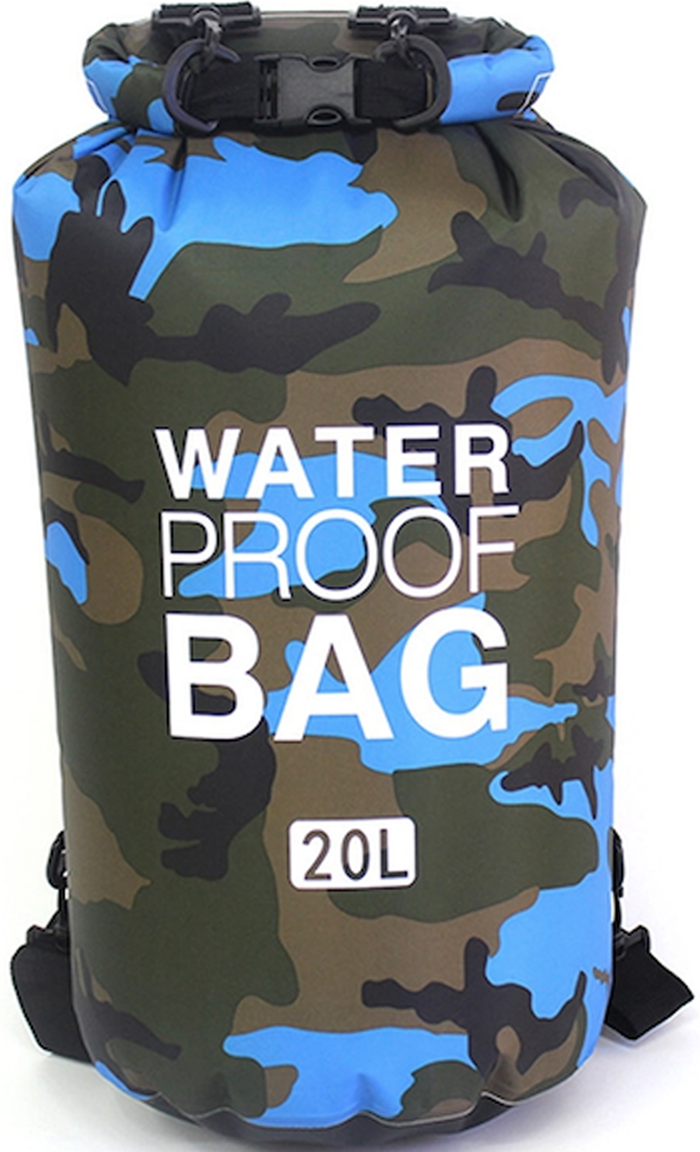 The Range | Outdoor Camouflage Waterproof Bag - Blue / 20l Outdoor Camouflage Waterproof Bag - Blue / 20l