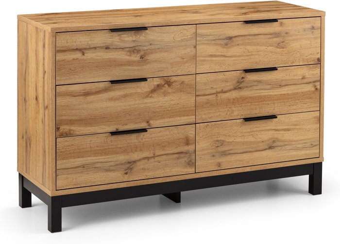 The Range | Julian Bowen Julian Bowen Bali 6 Drawer Wide Chest Julian Bowen Julian Bowen Bali 6 Drawer Wide Chest