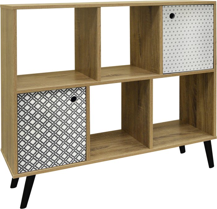 The Range | Techstyle Techstyle Retro Open Sideboard Cube Shelving / Lp Vinyl Storage 2 Doors Techstyle Techstyle Retro Open Sideboard Cube Shelving / Lp Vinyl Storage 2 Doors