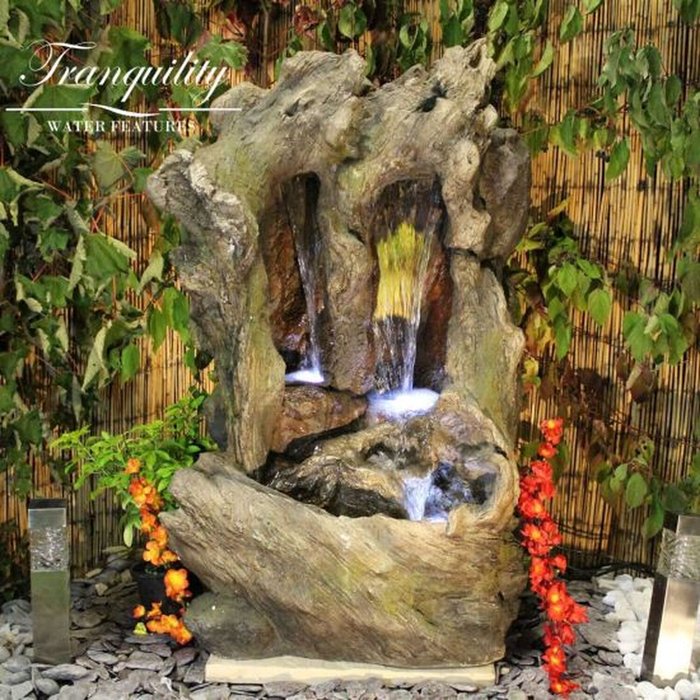 The Range | Tranquility Water Features Glengarry Wood Effect Water Feature - Grey Tranquility Water Features Glengarry Wood Effect Water Feature - Grey