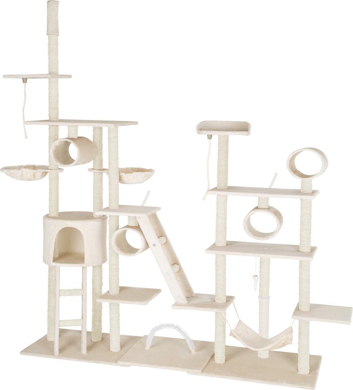 The Range | TECTAKE Tectake Cat Tree Scratching Post Snooky - Beige TECTAKE Tectake Cat Tree Scratching Post Snooky - Beige