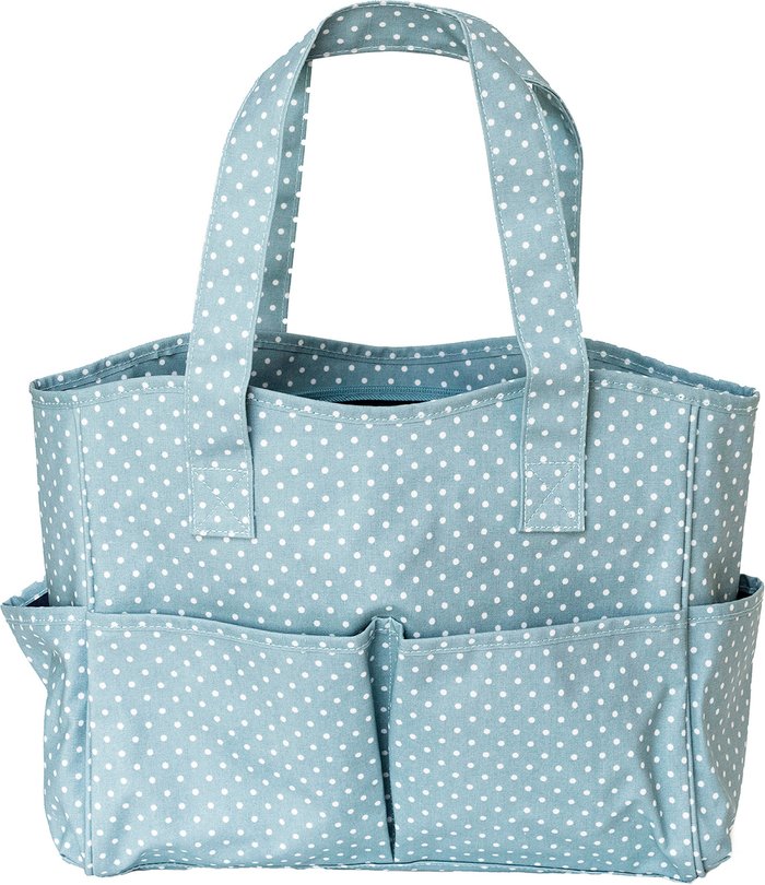 The Range | Korbond Craft Bag Tiny Dots - Blue Korbond Craft Bag Tiny Dots - Blue