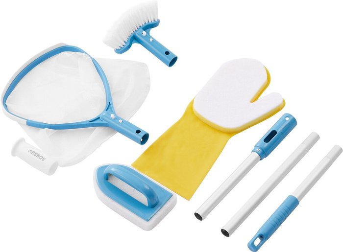 The Range | AREBOS 5 piece Spa Pool Cleaning Kit Complete Set - Blue AREBOS 5 piece Spa Pool Cleaning Kit Complete Set - Blue