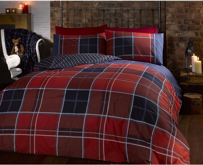 The Range | Rapport Home Furnishings Rapport Home Furnishings Double Argyle Duvet Set Red Rapport Home Furnishings Rapport Home Furnishings Double Argyle Duvet Set Red