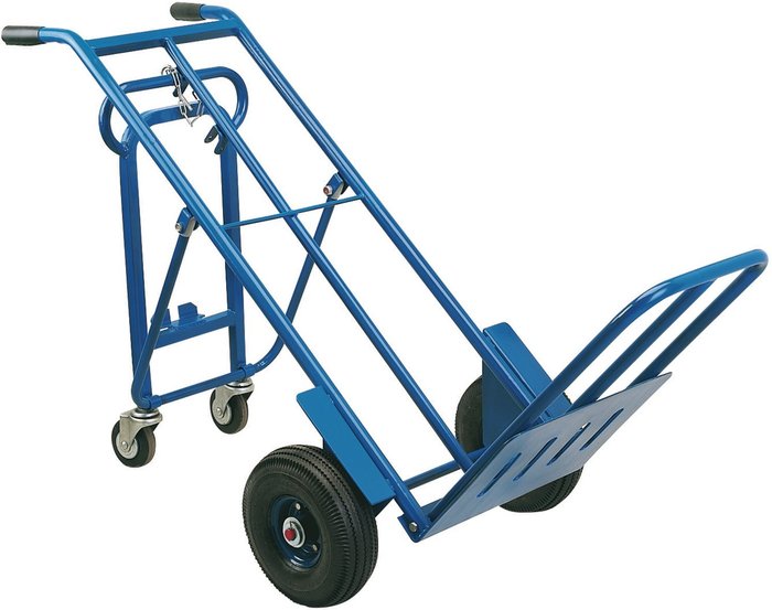 The Range | Draper Draper 3 In 1 Heavy Duty Sack Truck - Blue Draper Draper 3 In 1 Heavy Duty Sack Truck - Blue