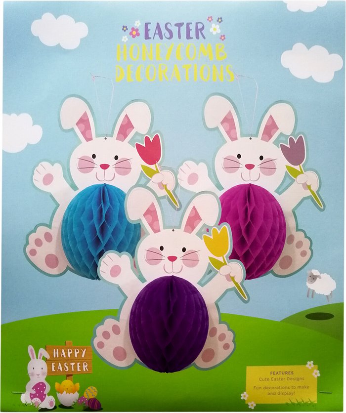 The Range | Honeycomb Easter Decorations Kit Honeycomb Easter Decorations Kit