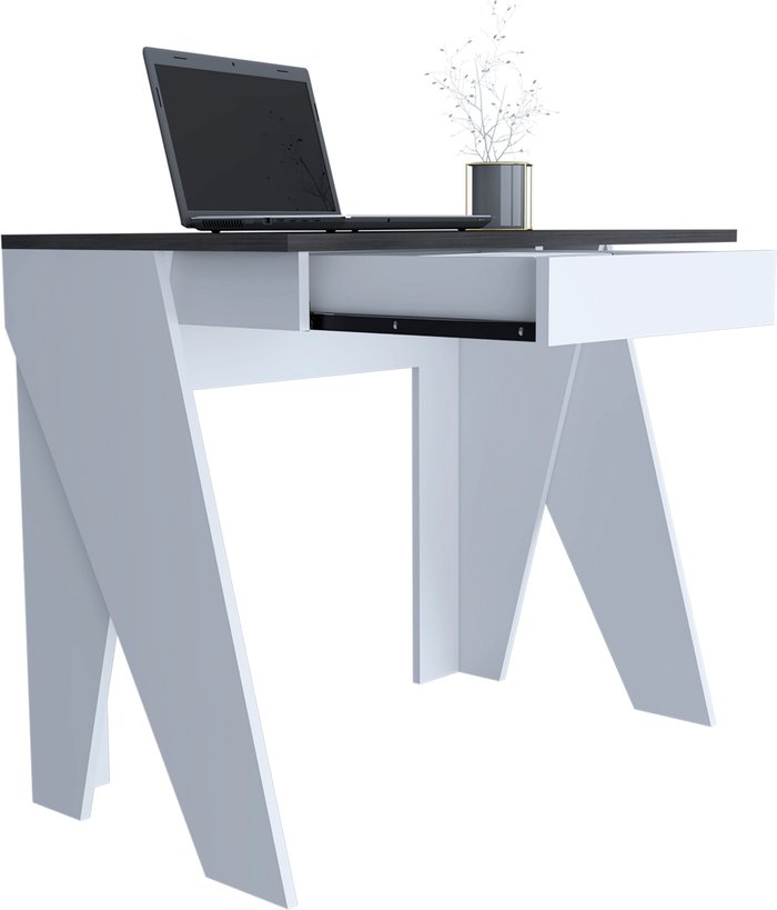 The Range | Core Products Dallas Home Office Desk with Drawer - White Core Products Dallas Home Office Desk with Drawer - White