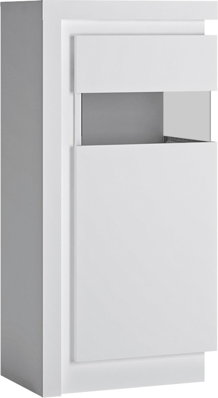 The Range | Furniture To Go Lyon Display Cabinet - Right Hand Display / 123.6cm Furniture To Go Lyon Display Cabinet - Right Hand Display / 123.6cm