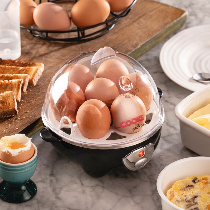The Range | Cooks Professional Cooks Professional D9971 Multi-functional Electric Egg Boiler Poacher - Black Cooks Professional Cooks Professional D9971 Multi-functional Electric Egg Boiler Poacher - Black