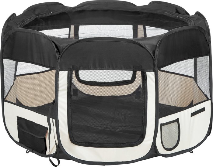 The Range | TECTAKE Tectake Dog Pen Pop-up Made of Polyester - Black TECTAKE Tectake Dog Pen Pop-up Made of Polyester - Black