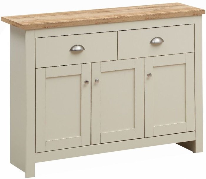 The Range | Timber Art Design UK 3 Doors 2 Drawer Sideboard - Cream Timber Art Design UK 3 Doors 2 Drawer Sideboard - Cream