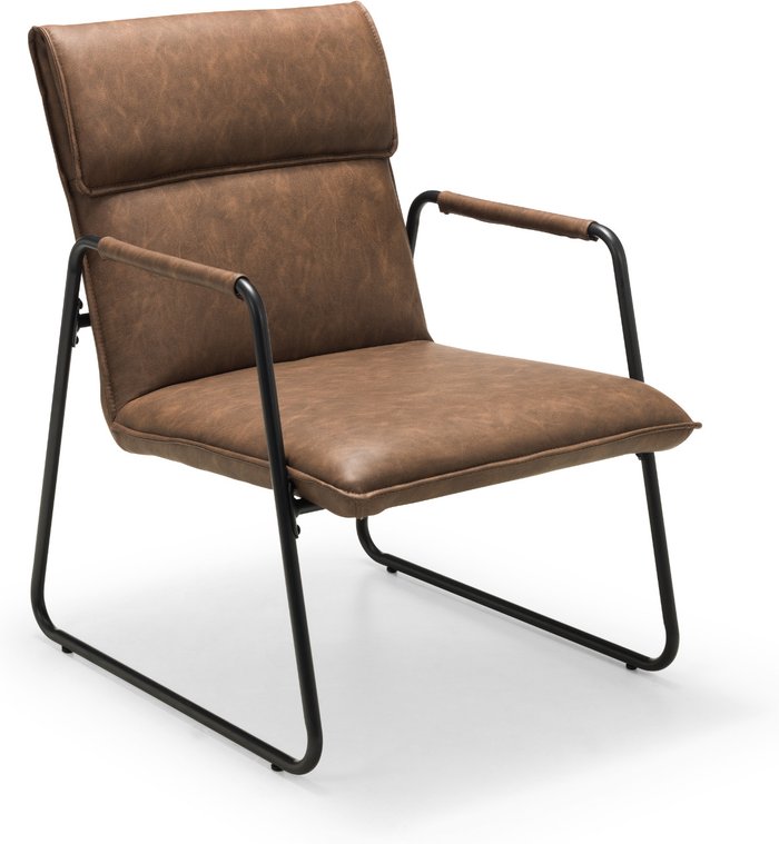 The Range | Julian Bowen Gramercy Chair - Brown Julian Bowen Gramercy Chair - Brown