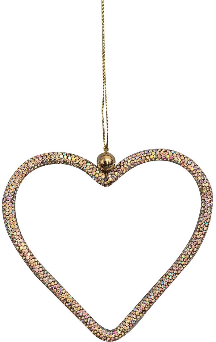 The Range | Angel Kisses Iridescent Heart Decoration Angel Kisses Iridescent Heart Decoration