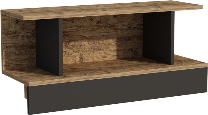 The Range | Destina Home Dustin TV Stand with Shelves - Atlantic Pine - Anthracite Destina Home Dustin TV Stand with Shelves - Atlantic Pine - Anthracite