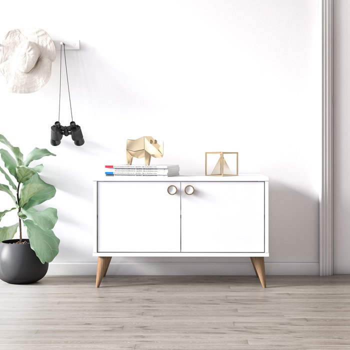 The Range | Ruumstore Vega Low Cabinet with 2 Doors - Ruumstore - Opaque White Ruumstore Vega Low Cabinet with 2 Doors - Ruumstore - Opaque White