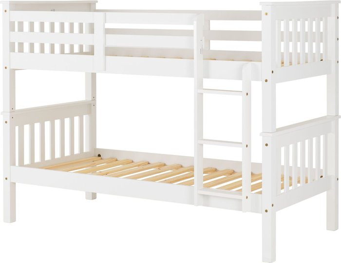 The Range | Seconique Neptune 3' Bunk Bed White - White Seconique Neptune 3' Bunk Bed White - White